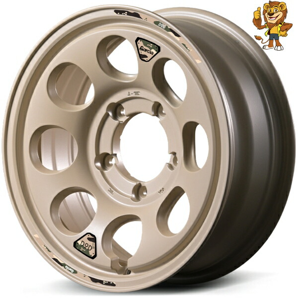 ホイールのみ1本 MID MID WHEELS x DOD ウシャリン (SSB) 16インチ 6.0J PCD：139.7/5H インセット：-5 ウシャリン