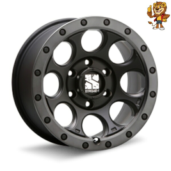 ホイール4本セット MLJ XTREME-J XJ03 16インチ 8.0J PCD:139.7 穴数:6 インセット:18 フラットブラック/スモークフランジ 【法人宛て発送限定】