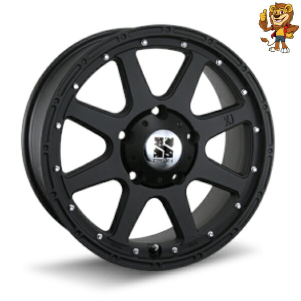 ホイール4本セット MLJ XTREME-J 18インチ 8.0J PCD:150 穴数:5 インセット:50 フラットブラック 【法人宛て発送限定】
