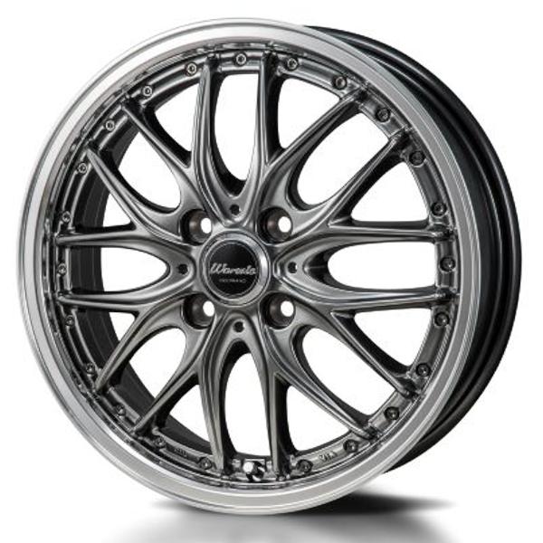 ホイール4本セット MONZA JAPAN Warwic DEEPRAND (ワーウィック ディープランド) 15インチ 5.5J PCD：100 穴数：4 50 (HB/MCP)