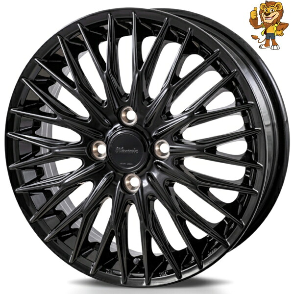 ホイール4本セット MONZA JAPAN Warwic CLYVER (GBK) 16インチ 4.5J PCD：100/4H インセット：45 ワーウィック クライヴァー｜イエローライオン 店