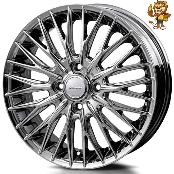 ホイール4本セット MONZA JAPAN Warwic CLYVER (SPT) 16インチ 4.5J PCD：100/4H インセット：45 ワーウィック クライヴァー