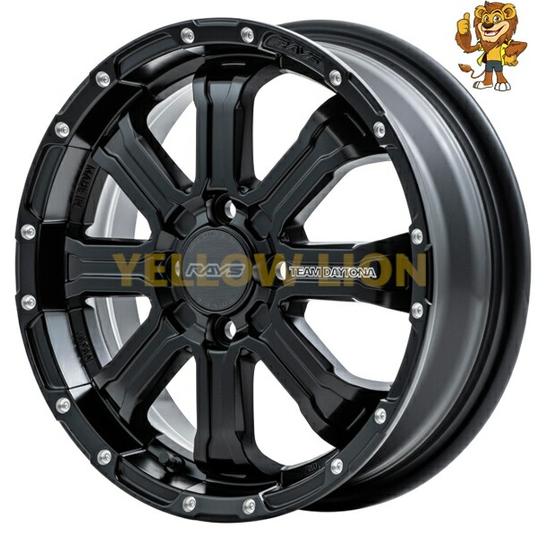 デイトナFDXーK 5-15 4/100 48 RAYS TEAM DAYTONA FDX-K 15インチ 4H100 5J +48 1本 ホイール