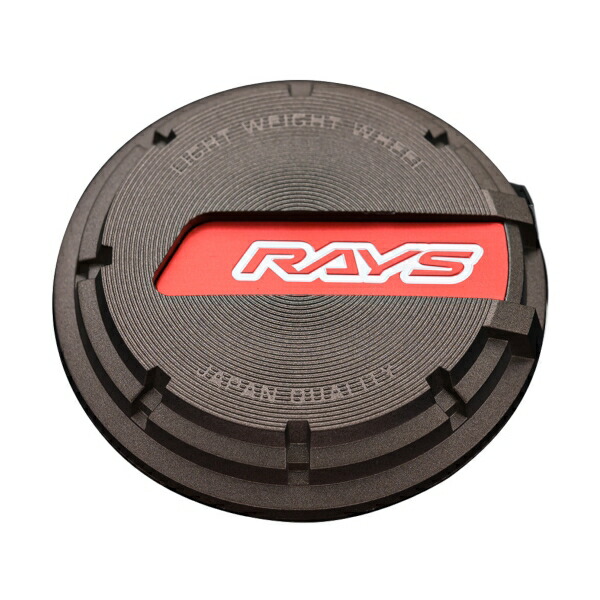 RAYS LPS CAP 6-139.7 BK/RD センターキャップ RAYS 在庫有 レイズ A-LAPオプション設定センターキャップ No.14