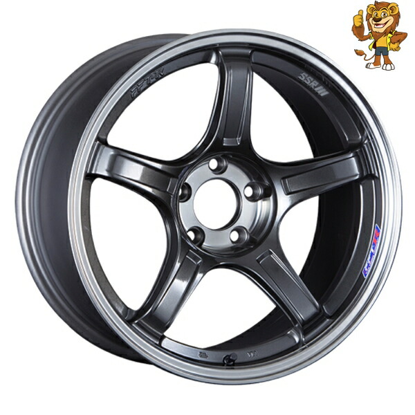 ホイール4本セット SSR GTX03 (MGG/SC) 18インチ 8.0J PCD：112/5H インセット：45 マシンドグラファイトガンメタ/スモーククリア 【法人宛て発送限定】 80,163円