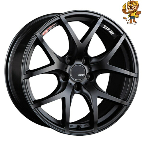 楽天市場】ホイール4本セット SSR GTV01 (FBK) 18インチ 8.0J PCD