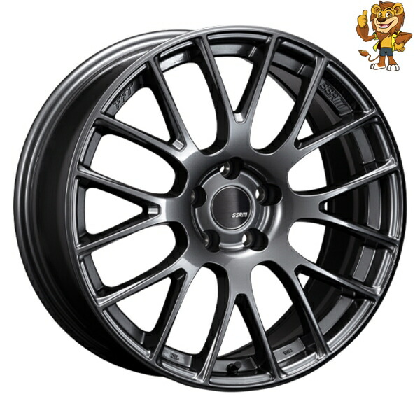 ホイール4本セット SSR GTV04 (MG) 18インチ 8.5J PCD：114.3/5H インセット：38 メタリックグレー 【法人宛て発送限定】