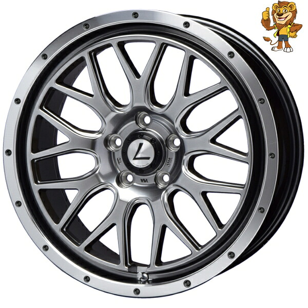 ホイールのみ1本 TAW Leowing MXR (MS) 18インチ 7.5J PCD:114.3 /5H インセット:38 レオウィング エムクロス 【法人宛て発送限定】