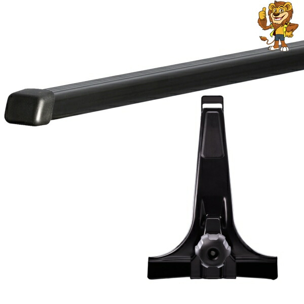 THULE ルーフキャリア トヨタ ハイエース・レジアスエース H16/8～ TRH211,214,216,219 ベースキャリアセット (スクエアバー) フット953/バー765 カーキャリア