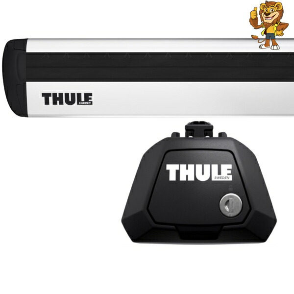 【楽天市場】THULE ルーフキャリア トヨタ ハイラックス・サーフ H14/11～ ベースキャリアセット (スクエアバー)  フット710410/バー7124 カーキャリア : イエローライオン 楽天市場店