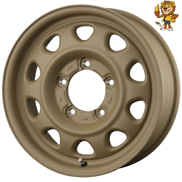 ホイール4本セット TOPY LANDFOOT SWZ (ランドフット エスダブリューゼット) 16インチ 5.5J PCD：139.7 穴数：5 インセット：20 (CAFELATTE)
