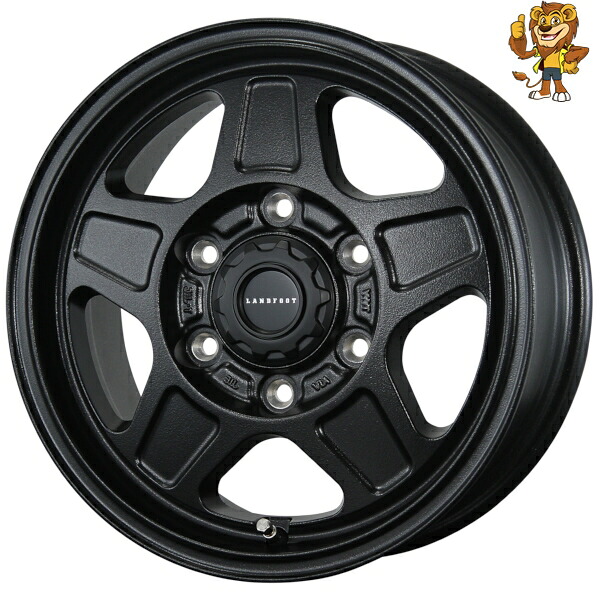 ホイール4本セット TOPY LANDFOOT GWD (R/B) 15インチ 6.0J PCD：139.7/6H インセット：33 ランドフット ジーダブリュディー