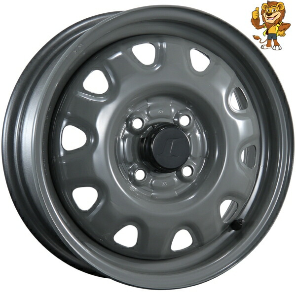 楽天市場】ホイール4本セット TOPY カラースチールホイール (ブラック