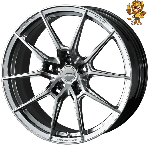 ホイール4本セット Weds F-ZERO FZ-6 (DBK) 20インチ 8.5J PCD:108/5H インセット:50 エフゼロFZ-6 【法人宛て発送限定】