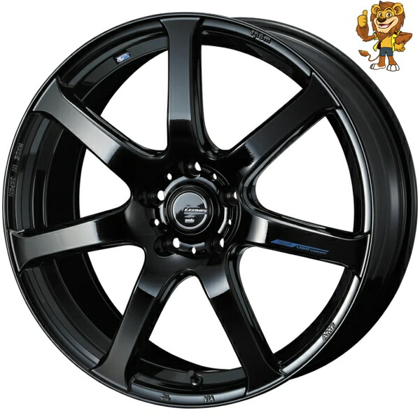 ホイール4本セット Weds LEONIS NAVIA 07 (PBK) 17インチ 6.5J PCD:114.3/5H インセット:53 レオニス ナヴィア 07