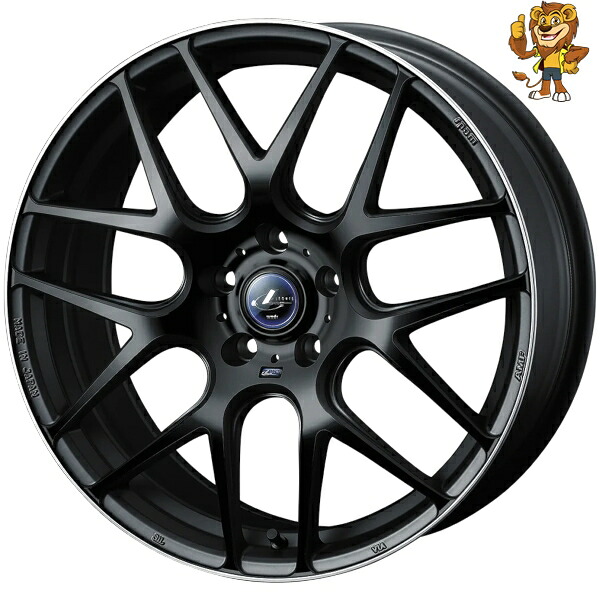 ホイール4本セット Weds LEONIS NAVIA 06 (MBP) 17インチ 6.5J PCD:114.3/5H インセット:53 レオニス ナヴィア 06