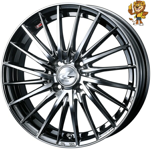 ホイールのみ1本 Weds LEONIS FR (BMCMC) 15インチ 4.5J PCD:100/4H インセット:45 レオニス FR|イエローライオン 店