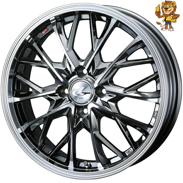 ホイールのみ1本 Weds LEONIS MV (BMCMC) 15インチ 4.5J PCD:100/4H インセット:45 レオニス MV|イエローライオン 店