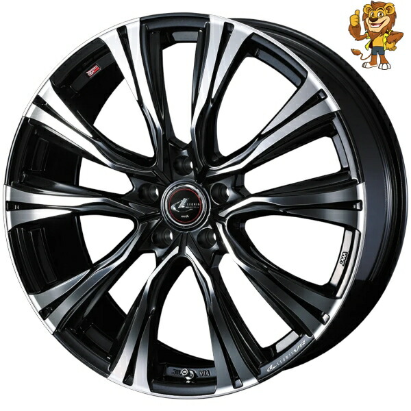 ホイール4本セット Weds LEONIS VR (PBMC) 17インチ 6.5J PCD:114.3/5H インセット:52 レオニス VR 55,660円