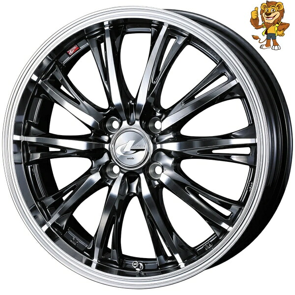 ホイールのみ1本 Weds LEONIS RT (BMCMC) 15インチ 4.5J PCD:100/4H インセット:45 レオニス RT|イエローライオン 店