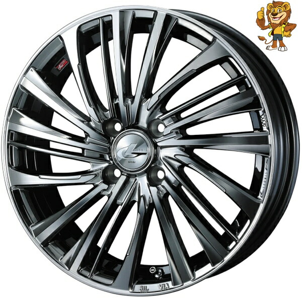 ホイール4本セット Weds LEONIS FS (BMCMC) 17インチ 6.5J PCD:100/4H インセット:50 レオニス FS