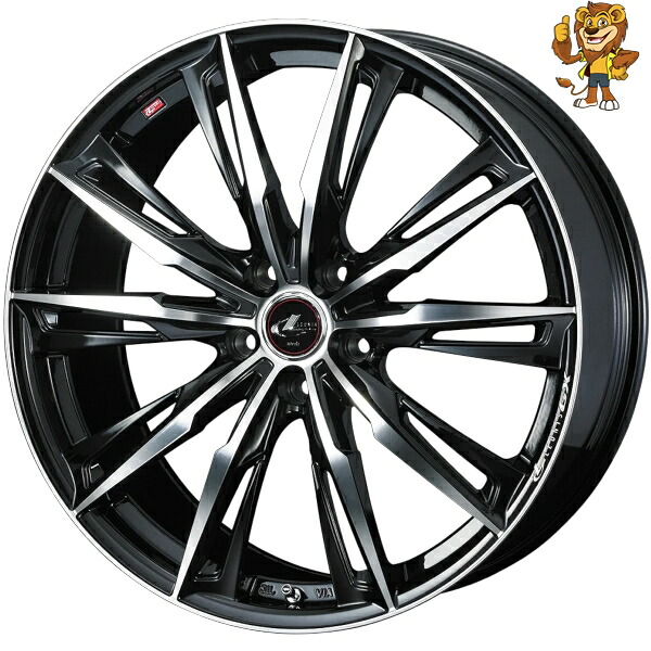 ホイール4本セット Weds LEONIS GX (PBMC) 15インチ 6.0J PCD:114.3/5H インセット:43 レオニス GX|イエローライオン 店