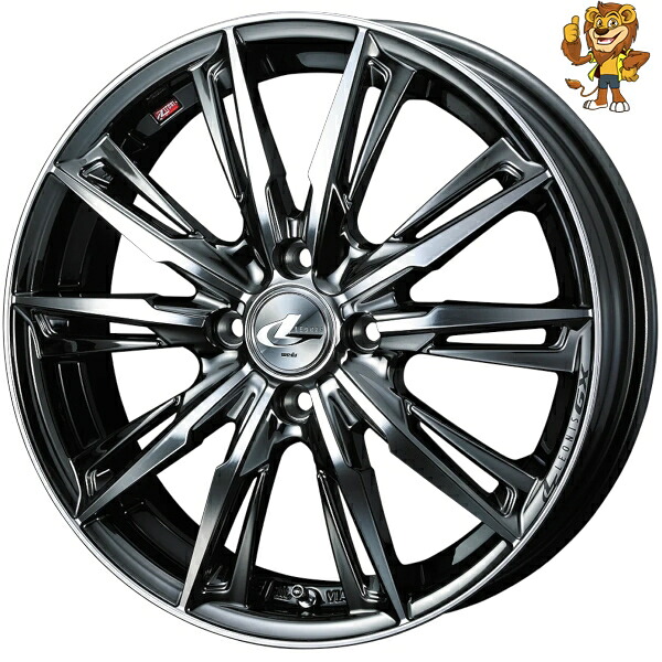ホイール4本セット Weds LEONIS GX (BMCMC) 17インチ 6.5J PCD:100/4H インセット:50 レオニス GX