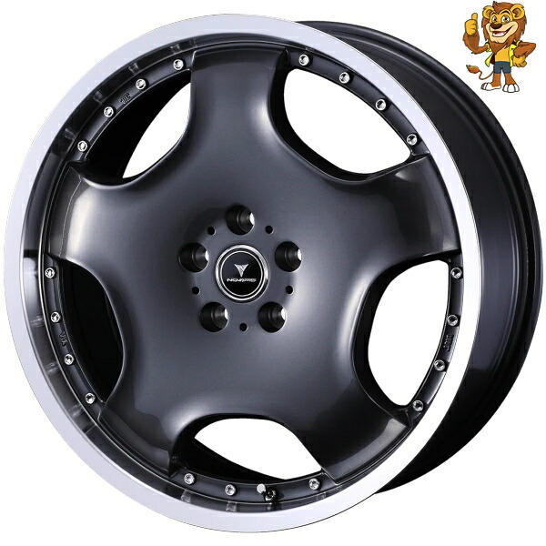 ホイールのみ1本 Weds NOVARIS ASSETE D1 (GMT/P) 19インチ 8.0J PCD:114.3/5H インセット:45 ノヴァリス アセット D1｜イエローライオン 店