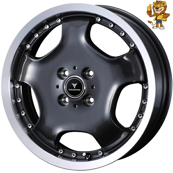 ホイールのみ1本 Weds NOVARIS ASSETE D1 (GMT/P) 16インチ 5.0J PCD:100/4H インセット:45 ノヴァリス アセット D1｜イエローライオン 店