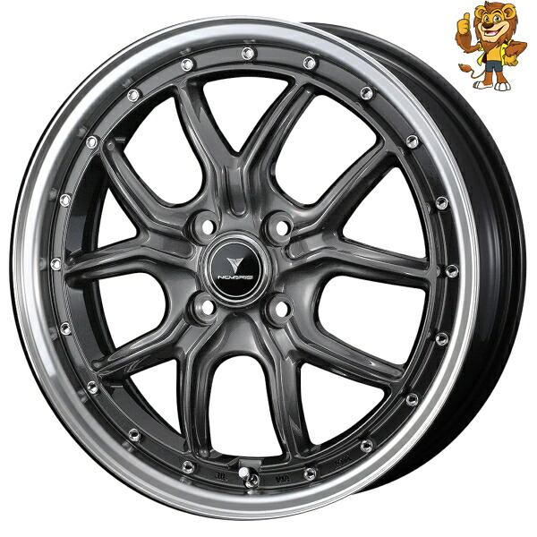 ホイールのみ1本 Weds NOVARIS ASSETE S1 (GMT/P) 16インチ 5.0J PCD:100/4H インセット:45 ノヴァリス アセット S1｜イエローライオン 店