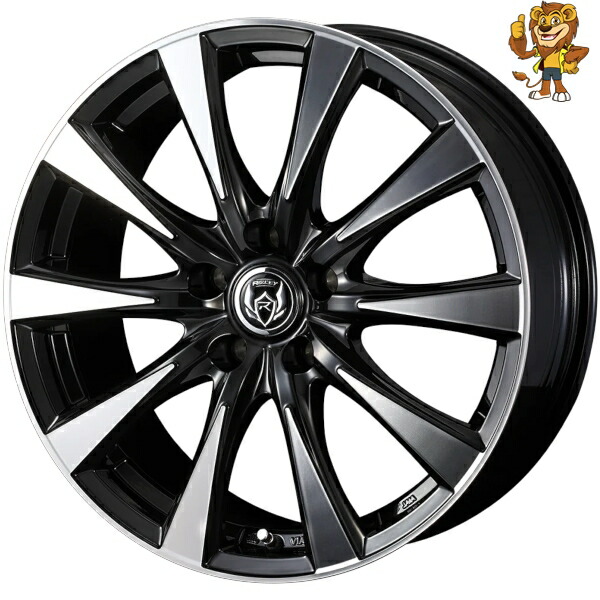 ホイールのみ1本 Weds RIZLEY DI (BKP) 15インチ 6.0J PCD:114.3/5H インセット:53 ライツレー DI 【法人宛て発送限定】