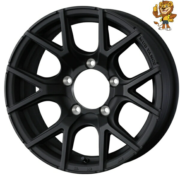 ホイール4本セット Weds MUDVANCE SD (FMBK) 16インチ 5.5J PCD:139.7/5H インセット:22 マッドヴァンスSD