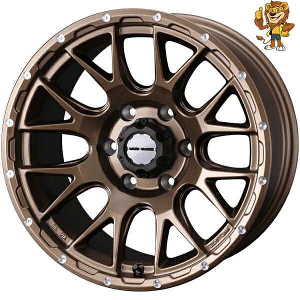 ホイールのみ1本 Weds MUDVANCE 08 (BRO) 17インチ 8.0J PCD:139.7/6H インセット:20 マッドヴァンス08 20,951円