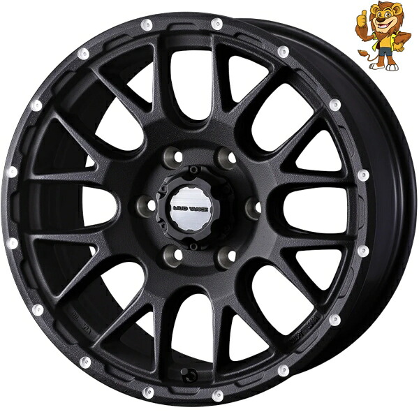 ホイール4本セット Weds MUDVANCE 08 (BLK) 17インチ 8.0J PCD:139.7/6H インセット:20 マッドヴァンス08|イエローライオン 店