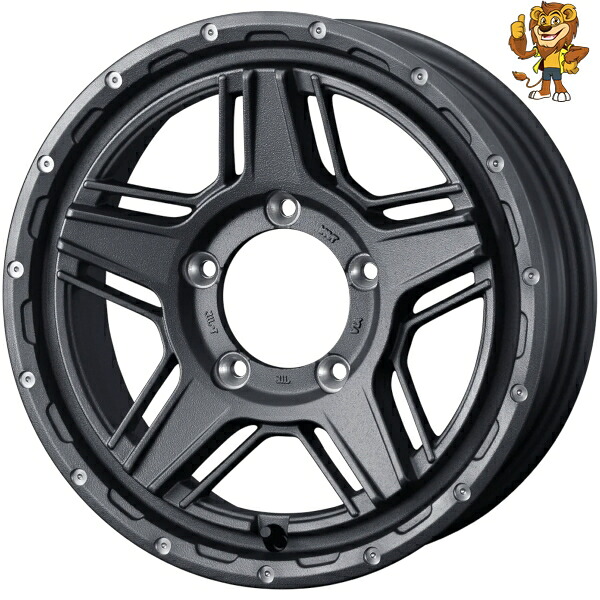 ホイール4本セット Weds MUDVANCE 07 (GRY) 15インチ 6.0J PCD:139.7/5H インセット:0 マッドヴァンス07|イエローライオン 店