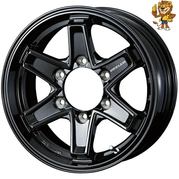 ホイール4本セット Weds KEELER TACTICS (GBK) 16インチ 7.0J PCD:139.7/6H インセット:26 キーラー タクティクス 【法人宛て発送限定】|イエローライオン 店