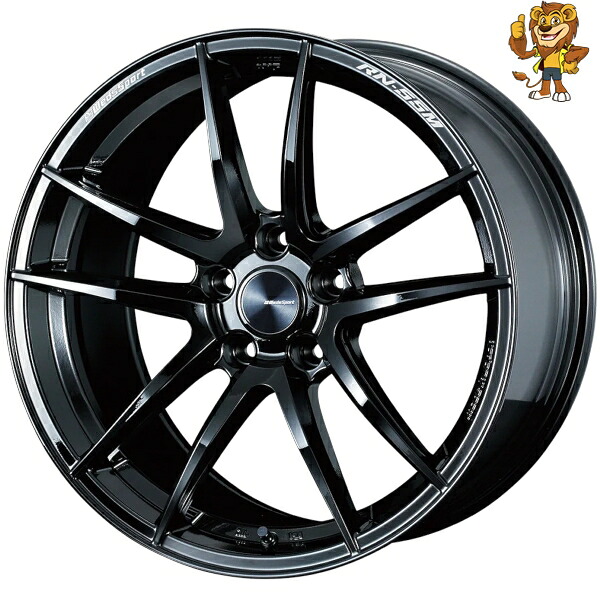 ホイールのみ1本 Weds WedsSport RN55M (GB) 18インチ 9.5J PCD:100/5H インセット:45 ウェッズスポーツ RN55M