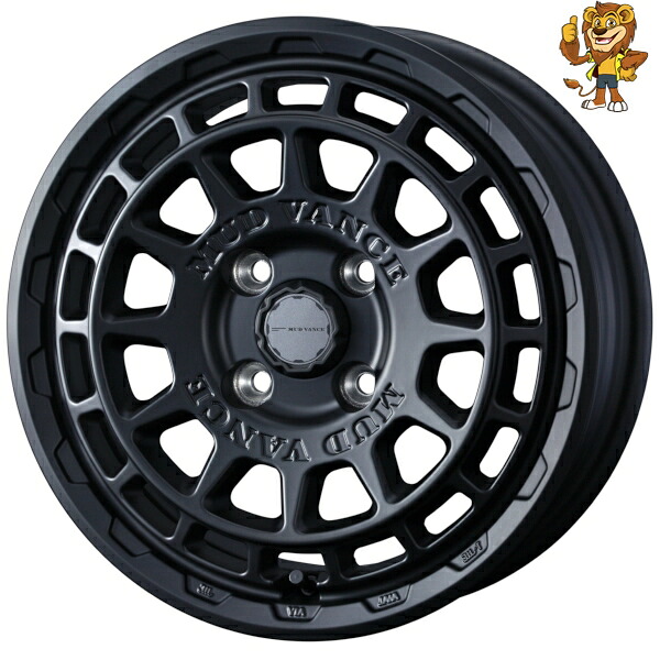 ホイール4本セット Weds MUDVANCE X typeF (FMBK) 15インチ 4.5J PCD:100/4H インセット:45 マッドヴァンスX typeF|イエローライオン 店