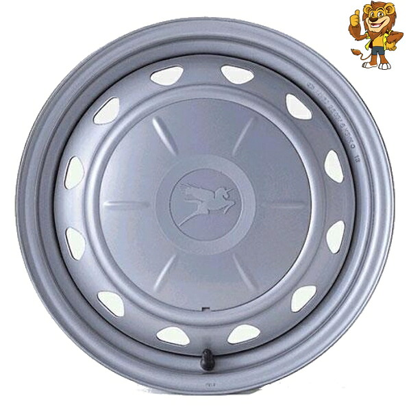 ホイール4本セット Weds Carrowin (スチールホイール) (SIL) 14インチ 5.5J PCD:100/114.3/8H インセット:40 キャロウィン 【法人宛て発送限定】｜イエローライオン 店