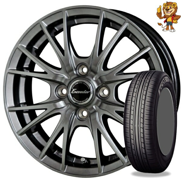 楽天市場】サマータイヤホイール4本セット 185/60R15 84H YOKOHAMA ECOS ES31 HOT STUFF WAREN W05 15インチ  5.5J PCD100/4H インセット38 (GM) : イエローライオン 楽天市場店