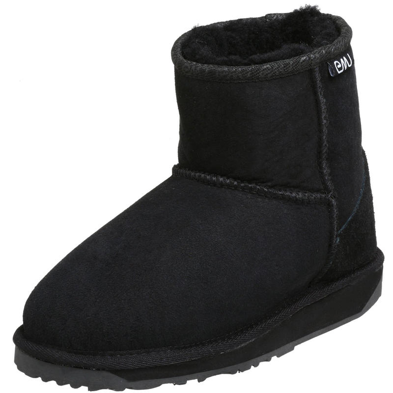 【emu】 (エミュー) STINGER MINI スティンガーミニ/BLACK-25cm　スニーカー SNEAKERS SHOESシューズ/ウェア WEAR アパレル サーフ サーフィン サーファー 便利 ローカル 初心者 事故高品質 丈夫 選び方 紐 太さ FCS ダカイン 人気 絡まない パワーコード おすすめ 結び方｜イエローマーケットサーフィン