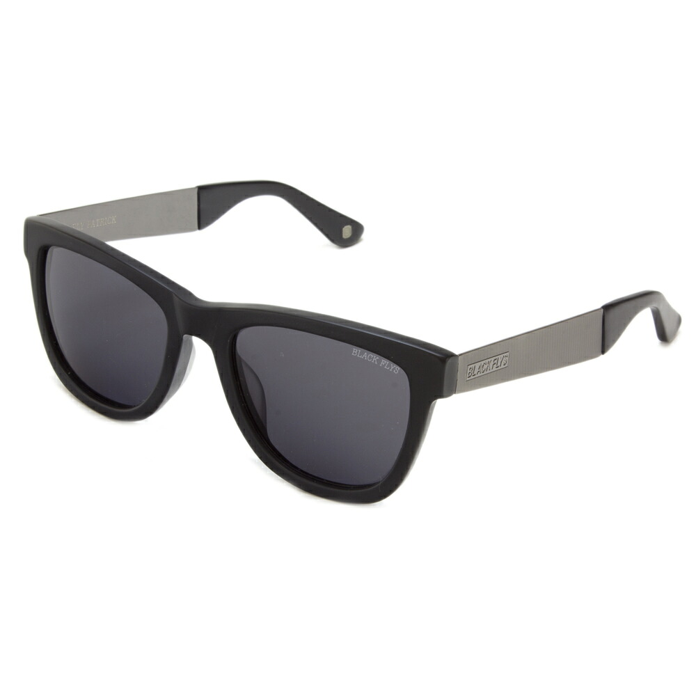 送料無料"ブラックフライズ(BLACK FLYS)メンズフライパトリックMENS FLY PATRICK/MattBlackGunmetal-Smokeマットブラックガンメタル-スモーク"サーフィンのサングラスアイウェアのレイバンオークリー度付きウェアアパレルはtシャツキャップ｜イエローマーケットサーフィン