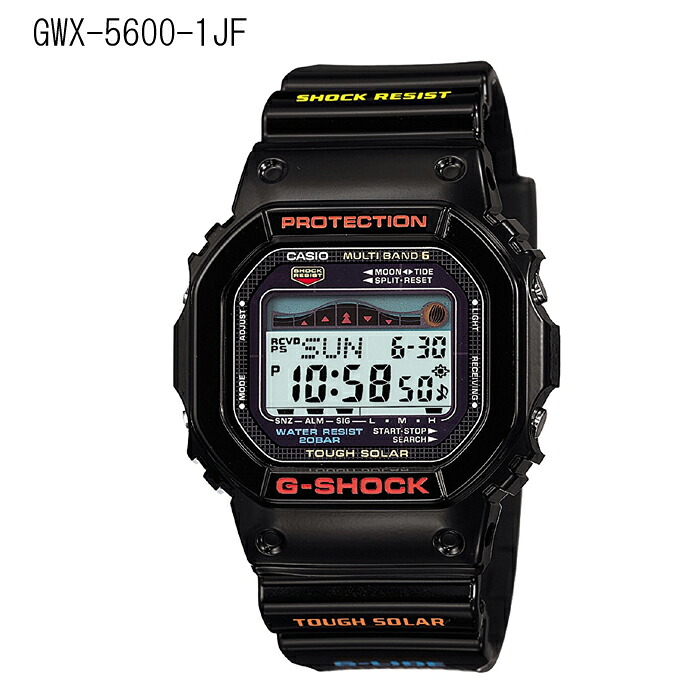 送料無料"ジーショック(G-SHOCK)ジーライドG-LIDEカシオCASIO/GWX-5600-1JF GWX-5600C-4JF GWX-5600C-7JF"Gショック腕時計 サーフィンローカル初心者修理ペアおすすめコラボメンズレディース｜イエローマーケットサーフィン