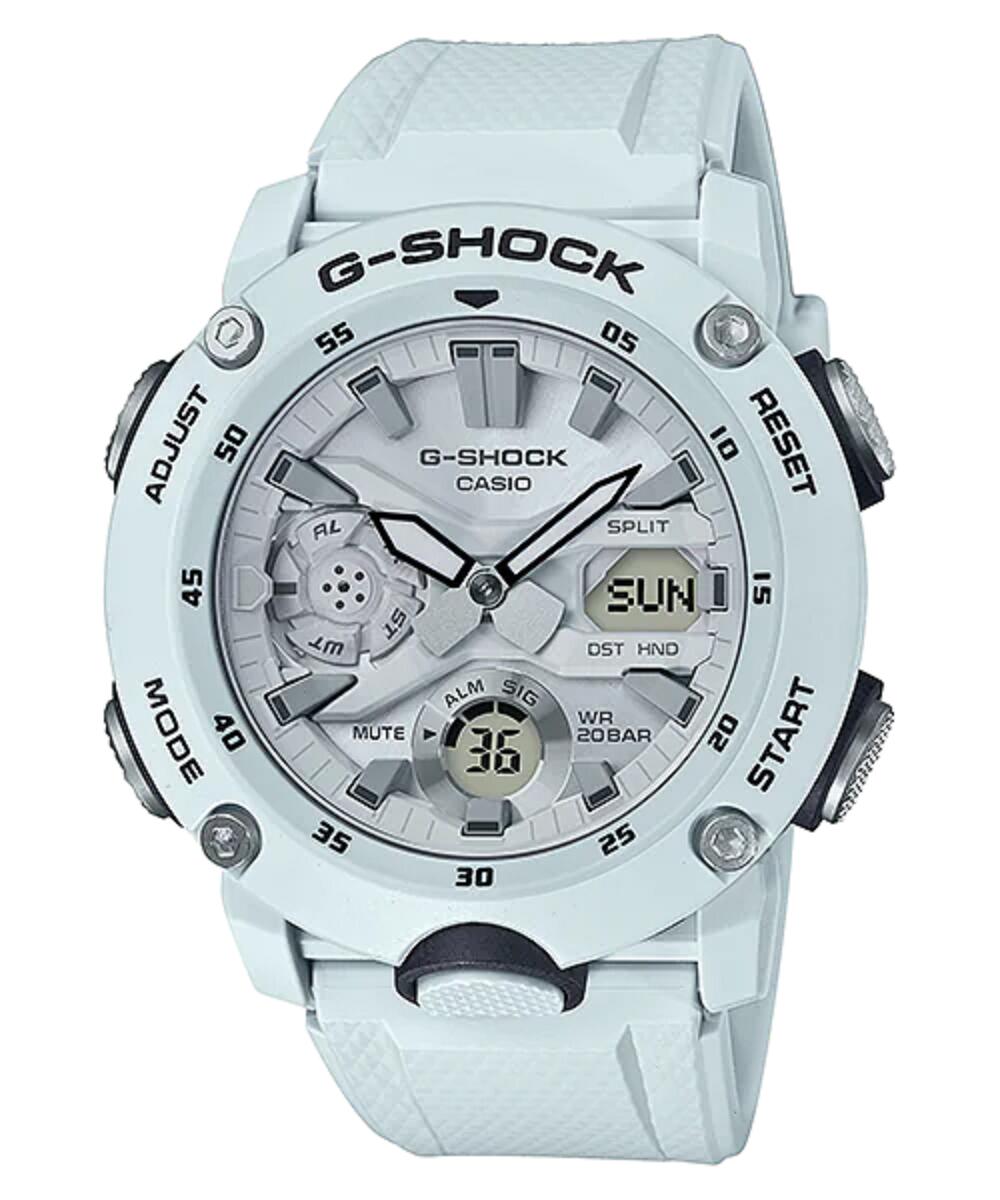 G-SHOCKジーショック (GA-2000S-7AJF) カシオCASIOアナログシリーズ/Gショック　送料無料/腕時計 ウォッチ 値段 時刻 合わせ 電池交換 合わせ 合わせかた アラーム アナデジ アウトレット ベビージー 防水 ベージュ ベゼルサイズ おすすめ 紐 ドルフィン 厚さ 冬レディース