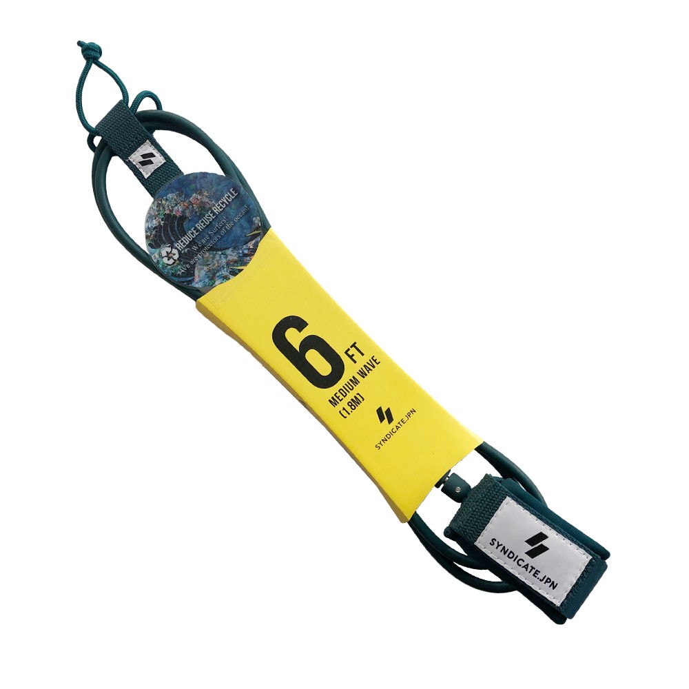 メーカー公式 湘南発ブランドのニューecoエコライン シンジケートジャパン Syndicate Japan 6 1cm リーシュコードレギュラーショートボードショートボード用 Sc Leash Code Short Medium M Blue 高品質 丈夫 選び方 紐 太さ Fcs ダカイン 人気 絡まない パワーコード
