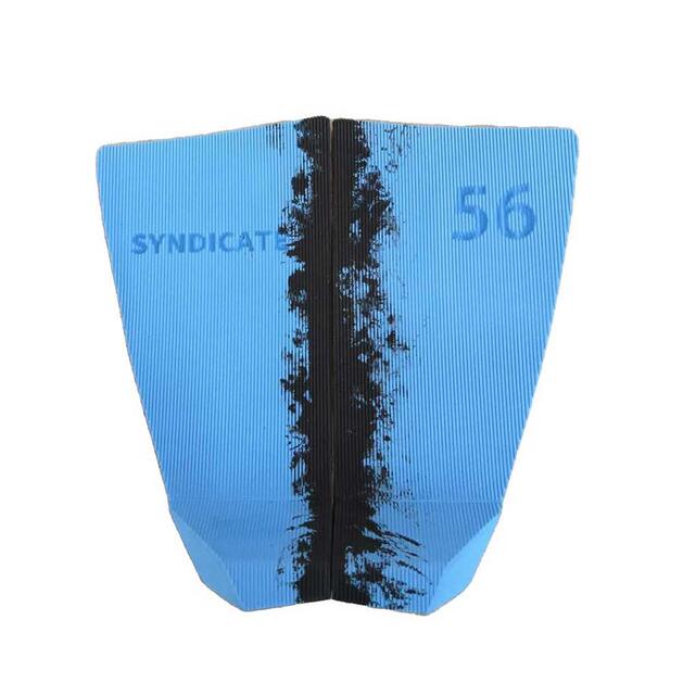 シンジケートジャパン (SYNDICATE JAPAN) ツーピースアラシスリットデッキパッド/ブルーグラデーション SYNDICATE.JPN TRACTION SLIT 2 PIECE ARASHI/BLUE　おすすめ フロント 貼り方 オクトパス クリア シンプル フリーク FCS フィッシュ 位置場所 砂浜 レンタル サーフボー