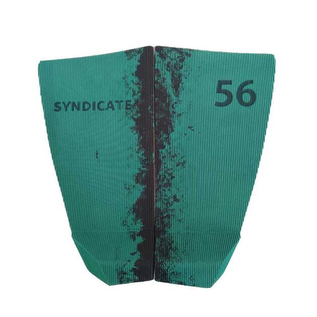 シンジケートジャパン (SYNDICATE JAPAN) ツーピースアラシスリットデッキパッド/グリーングラデーション SYNDICATE.JPN TRACTION SLIT 2 PIECE ARASHI/BLUE おすすめ フロント 貼り方 オクトパス クリア シンプル フリーク FCS フィッシュ 位置場所 砂浜 レンタル サーフボ