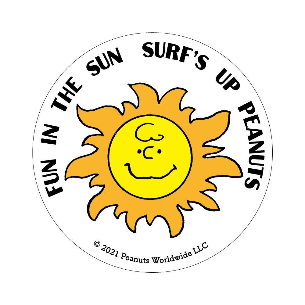 オンラインショップ ピーナッツ Peanuts サーフステッカー Surf Sticker Snp スヌーピー サーフボード ミュージアム グッズ イラスト 画像 アフタヌーンティー 当たり 六本木 Qdtek Vn