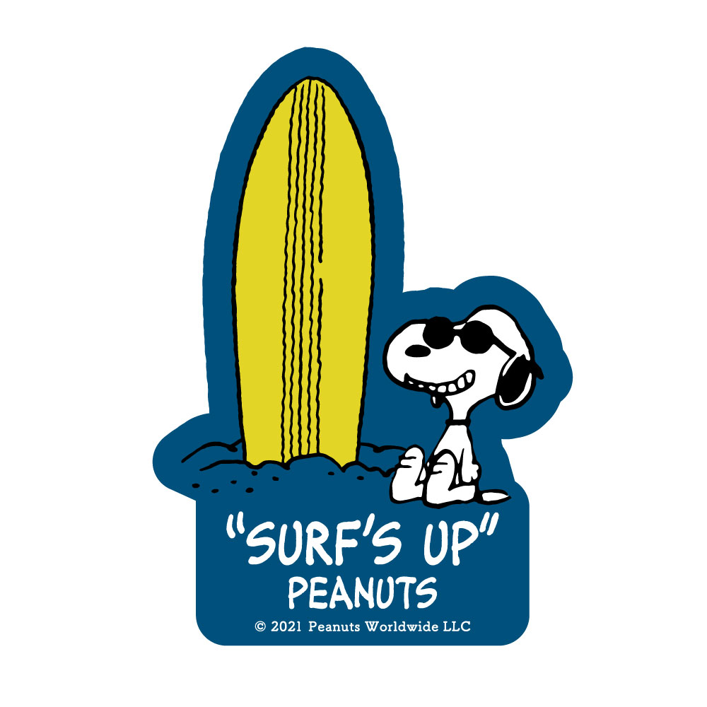 ご予約品 ピーナッツ Peanuts サーフステッカー Surf Sticker Snp スヌーピー サーフボード ミュージアム グッズ イラスト 画像 アフタヌーンティー 当たり 六本木 Qdtek Vn