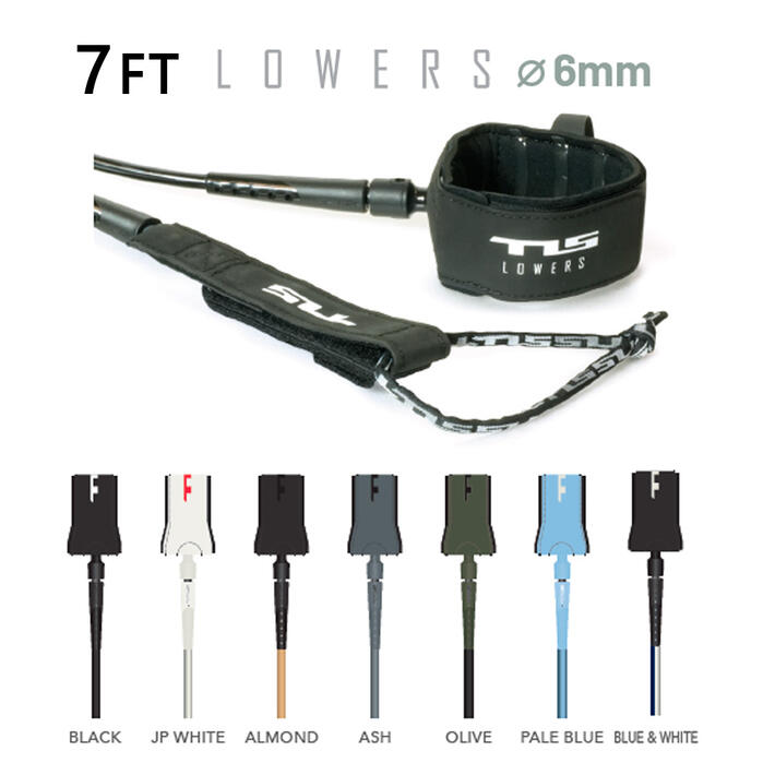 ツールストゥールス (TOOLS) 7'(213cm) ショートボードファンボードリーシュコードロワーTLS LOWERS LEASH 7ft　高品質 丈夫 選び方 紐 太さ FCS ダカイン 人気 絡まない パワーコード おすすめ 結び ショートボード ファンボード